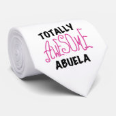 Totaal Roze T-shirts Geweldige Abuela en Giften Stropdas (Opgerold)