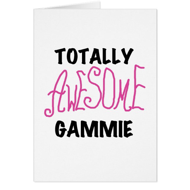 Totaal Roze T-shirts Geweldige Gammie en Giften (Voorkant)