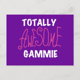 Totaal Roze T-shirts Geweldige Gammie en Giften Briefkaart
