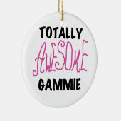 Totaal Roze T-shirts Geweldige Gammie en Giften Keramisch Ornament (Rechts)