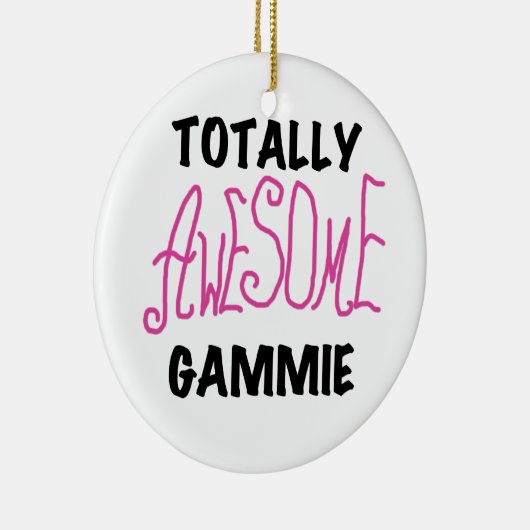 Totaal Roze T-shirts Geweldige Gammie en Giften Keramisch Ornament (Rechts)