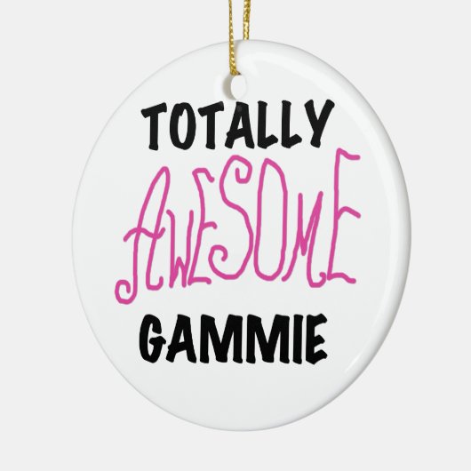 Totaal Roze T-shirts Geweldige Gammie en Giften Keramisch Ornament (Links)