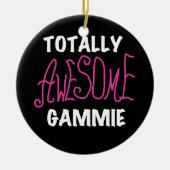 Totaal Roze T-shirts Geweldige Gammie en Giften Keramisch Ornament (Voorkant)