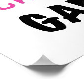 Totaal Roze T-shirts Geweldige Gammie en Giften Poster (Hoek)