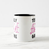 Totaal Roze T-shirts Geweldige Gammie en Giften Tweekleurige Koffiemok (Center)