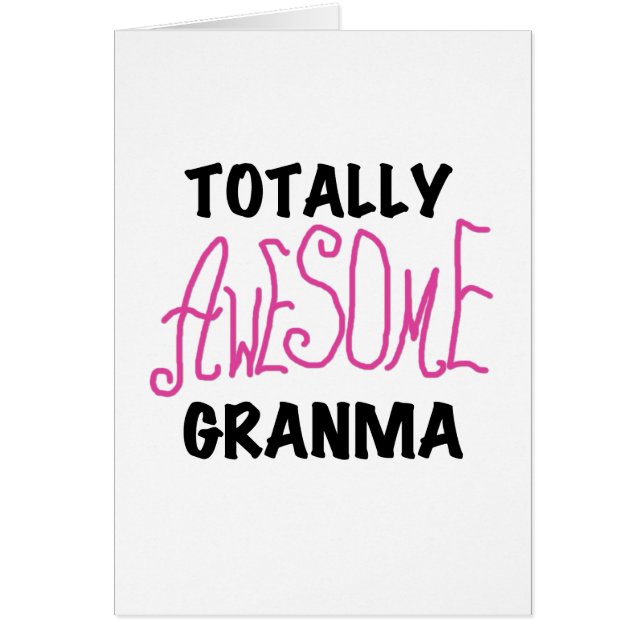 Totaal Roze T-shirts Geweldige Granma en Giften (Voorkant)