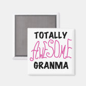 Totaal Roze T-shirts Geweldige Granma en Giften Magneet (Voorkant / Achterkant)