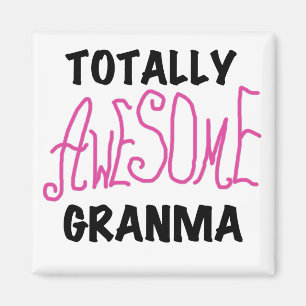 Totaal Roze T-shirts Geweldige Granma en Giften Magneet