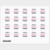 Totaal Roze T-shirts Geweldige Granma en Giften Ronde Sticker (Vel)