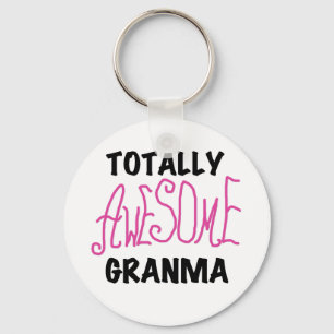 Totaal Roze T-shirts Geweldige Granma en Giften Sleutelhanger