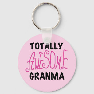 Totaal Roze T-shirts Geweldige Granma en Giften Sleutelhanger