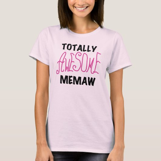 Totaal Roze T-shirts Geweldige Memaw en Giften (Voorkant)