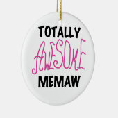 Totaal Roze T-shirts Geweldige Memaw en Giften Keramisch Ornament (Rechts)