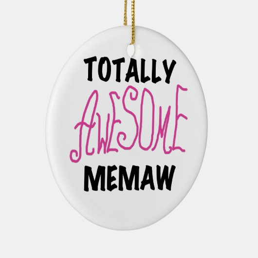 Totaal Roze T-shirts Geweldige Memaw en Giften Keramisch Ornament (Rechts)