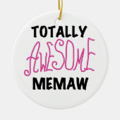 Totaal Roze T-shirts Geweldige Memaw en Giften Keramisch Ornament (Voorkant)