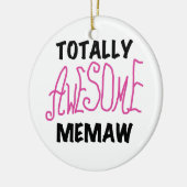 Totaal Roze T-shirts Geweldige Memaw en Giften Keramisch Ornament (Links)