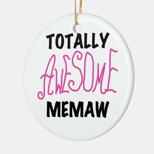 Totaal Roze T-shirts Geweldige Memaw en Giften Keramisch Ornament (Links)