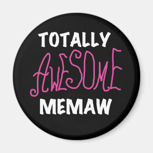 Totaal Roze T-shirts Geweldige Memaw en Giften Magneet