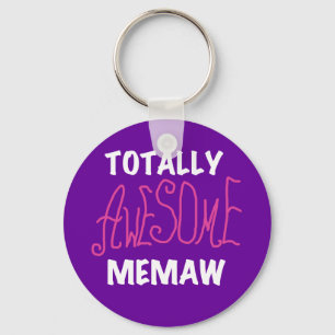 Totaal Roze T-shirts Geweldige Memaw en Giften Sleutelhanger