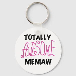 Totaal Roze T-shirts Geweldige Memaw en Giften Sleutelhanger