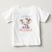 Totaal Schattig Baby olifant T-shirt (Voorkant)