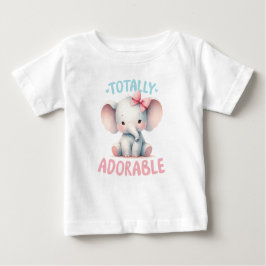 Totaal Schattig Baby olifant T-shirt
