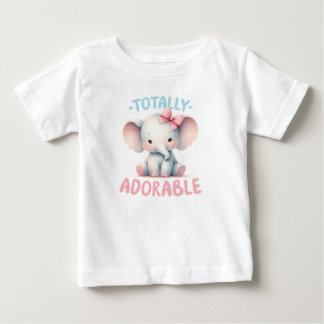 Totaal Schattig Baby olifant T-shirt