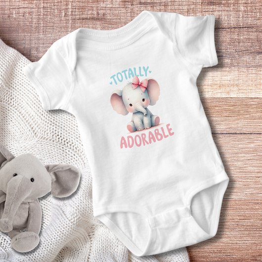 Totaal Schattige Baby Olifant Romper