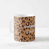 Totaal Schattige Luipaardprint Mok (Voorkant links)
