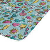 Totaal Schattigee Doodles snijplank (Hoek)