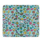 Totaal Schattigee Doodles snijplank (Voorkant)