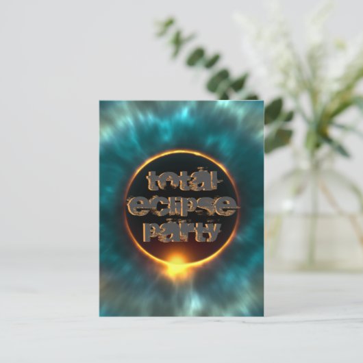 TOTAAL SOLAIRE ECLIPSE BRIEFKAART (Staand voorkant)