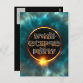 TOTAAL SOLAIRE ECLIPSE BRIEFKAART (Voorkant / Achterkant)