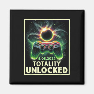 Totaal Solar Eclipse 2024 Video Game Controller Bo Magneet