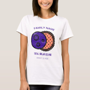 Totaal Solar Eclipse 2026 Aangepast T-shirt