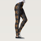 Totaal Solar Eclipse Custom Boho Leggings (Rechts)