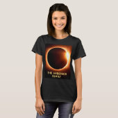 Totaal Solar Eclipse familienaam 2024 8 april T-shirt (Voorkant volledig)