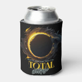 Totaal Solar Eclipse Gift 2024 Uw Stad Staat Blikjeskoeler (Blikje Voorkant)