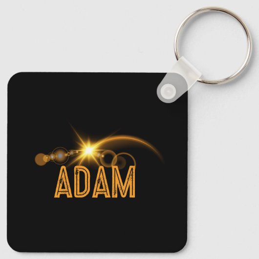 Totaal Solar Eclipse Grappige Verjaardag 4-8-2024 Sleutelhanger (Achterkant)