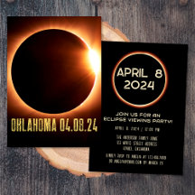 Totaal Solar Eclipse Oklahoma 2024 gepersonaliseer