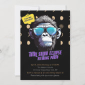 Totaal Solar Eclipse Viewing Party Uitnodigen 2024 Kaart (Voorkant)