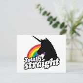 TOTAAL STRAIGHT UNICORN -.png Briefkaart (Staand voorkant)