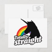 TOTAAL STRAIGHT UNICORN -.png Briefkaart (Voorkant / Achterkant)