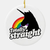 TOTAAL STRAIGHT UNICORN -.png Keramisch Ornament (Achterkant)