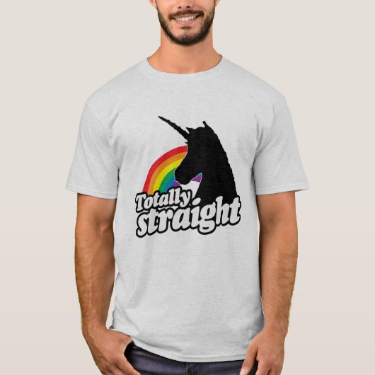 TOTAAL STRAIGHT UNICORN -.png T-shirt (Voorkant)
