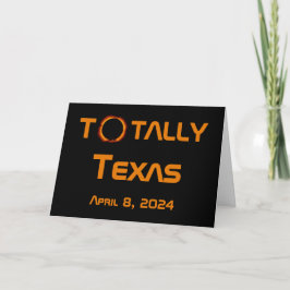 Totaal Texas 2024 Zonsverduistering Kaart