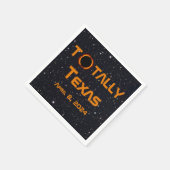 Totaal Texas 2024 Zonsverduistering Servet (Hoek)