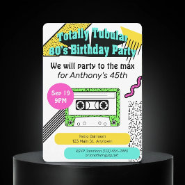 Totaal tiendaagse verjaardag van de 80-jarige part kaart