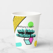 Totaal tiendaagse verjaardag van de 80-jarige part papieren bekers (Voorkant)