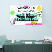 Totaal tiendaagse verjaardag van de 80-jarige part spandoek (Beurs)